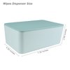 Diaper Wipes Dispenser, Tissue Storage Box Case, Wet Wipe Dispenser Holder with Lid for Home, Office, Cars (Green)
