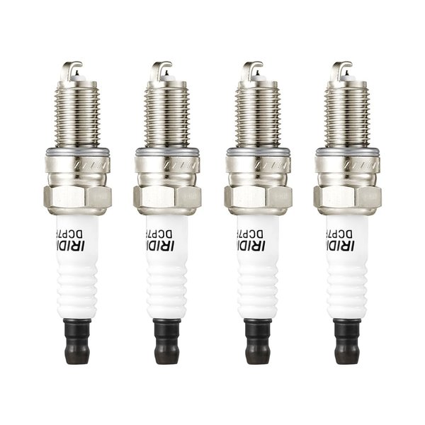 Juicery Spark Plugs DCPR7EIX 3144 Motorcycle Replacement Iridium Spark Plug Set of 4 Compatible with Harley-DavidsonSportster 1988-2016 Harley-DavidsonSportster 883 1986-2016 6046 9701 97637