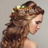 Isslly 2PCS Silver Rhinestones Hair Clips, Bridal Crystal Hair Pins, French Hairpins Alloy Leaf Shape Barrettes for Women, Girls for Wedding, Parties (1 Pairs)