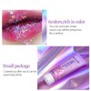 HWSHQY OO Light Purple Body Glitter,Mermaid Face Glitter Gel,Sparkly Glitter Makeup Chunky Glitter for Face Body Hair Eyes Lip,Halloween Sequins Face Body Glitter for Women and Kids,50ML