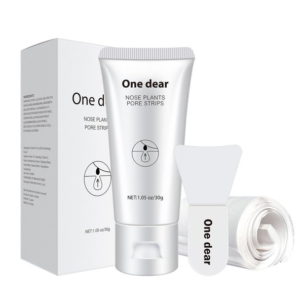 WALULAN Blackhead Nose Mask Strip 60 Sheets Blackhead Absorbing Tear-Off Face Cleansing Nasal Mask Cream Blackhead Removal Strip