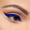 REINA REBELDE Bonita Bandera Liquid Eyeliner Bright Blue Black Rebel Eye Definer Liquid | Felt Tip, Water Resistant, Long Lasting | Cruelty Free & Vegan/Precise Application