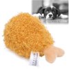 Cyrank Squeaky Dog Toys, Chicken Drumsticks Shape Dog Plush Toy Dog Chew Toy for Small Medium Size Dogs
