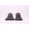 2Pcs(Non-Universal) Professional Plastic Hair Dryer Diffuser Drying Cover Narrow Concentrator Replacement Blow Flat Hairdressing Salon Styling Tool Special for Outer Diameter 4.5cm (Black)