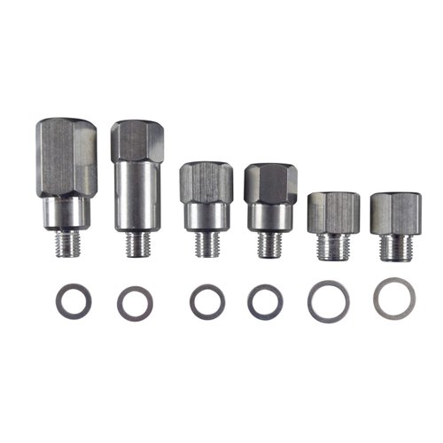 ICT Billet LS Master Adapter Set Engine Oil & Coolant Sensor Gauge 1/8 3/8 1/2 NPT LS1 LS3 Compatible with Small Block Big Block Chevy Chevrolet LS2 LQ4 LQ9 LS6 L92 L99 L33 LR4 551156
