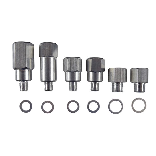 ICT Billet LS Master Adapter Set Engine Oil & Coolant Sensor Gauge 1/8 3/8 1/2 NPT LS1 LS3 Compatible with Small Block Big Block Chevy Chevrolet LS2 LQ4 LQ9 LS6 L92 L99 L33 LR4 551156