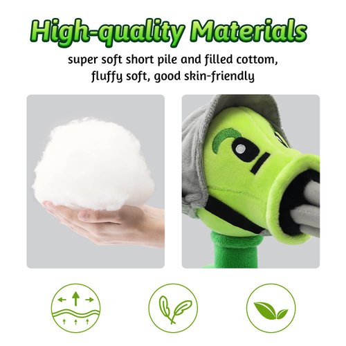 Maikerry PVZ Plush Dolls-(Set of 6) Zombie Toys Halloween Christmas Birthday Decoration Zombie Plush