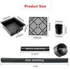 ZNNCO Upgraded Gutter Downspout Extensions Flexible, No Dig Catch Basin Downspout Extension with Leak-Proof Splash Block Kit,Extendable from 1.34’ to 5.1’