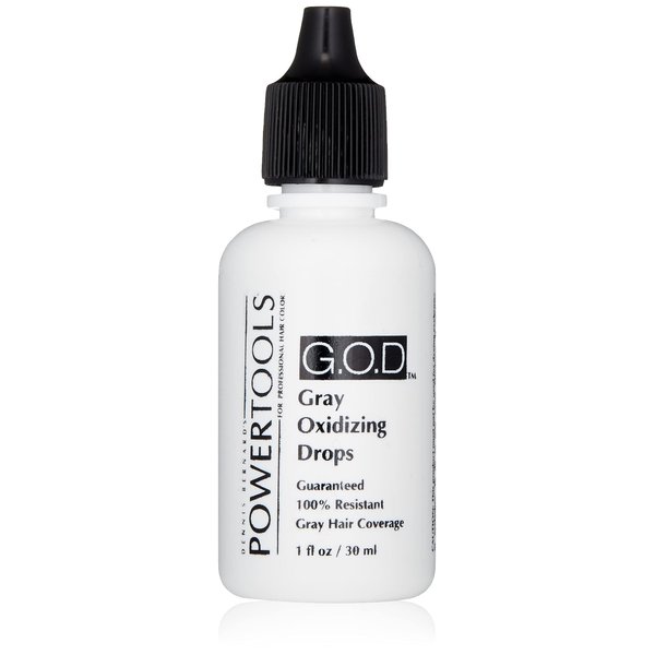 GOD, The Original Gray Oxidizing Drops | Guaranteed Authentic Original Formula l Mix Directly Into Formula For Guaranteed Grey Coverage (1 Fl Oz)