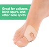 ZenToes U-Shaped Felt Callus Pads | Protect Calluses from Rubbing on Shoes | Reduce Foot and Heel Pain | Pack of 48 | 1/8” Self-Stick Pedi Cushions