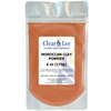 ClearLee Moroccan Red Clay Cosmetic Grade Powder - 100% Pure Natural Powder - Great For Skin Detox, Rejuvenation, and More - Heal Damaged Skin - DIY Clay Face Mask (6 oz)