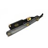 Black and Gold Straight Edge Hair Shaving Razor with Full Double Edge Blade Holder – Professional Barber Beauty Salon All Purpose Durable Shaving Razor – Cut Throat Folding Blade