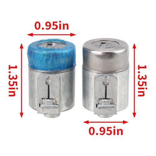 MOTOALL Door Lock Cylinder with Key for Chevrolet C1500 C2500 GMC K1500 K2500 Pair