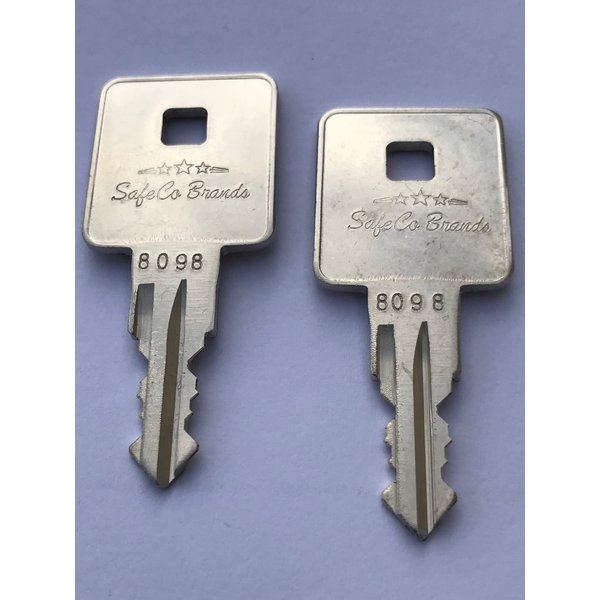 SafeCo Brands 2-Keys for Craftsman, Sears, Kobalt & Husky Tool Boxes. Key Code Series 8001 thru 8225 (8173)