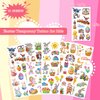 UVUXO Easter Temporary Tattoos for kids - 10 Sheets Easter egg and Rabbit Chick Temporary for Girls Boys Easter Birthday Party Supplies Gifts for Kids