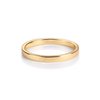 PAVOI 14K Gold Plated Stacking Ring | Bands for Women (Yellow Plated, 7)