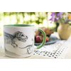 The Unemployed Philosophers Guild Disappearing Dino Mug - Heat Sensitive Color Changing Coffee Mug - Add Hot Liquid and Watch Dinosaurs Turn to Fossils,12 fl oz
