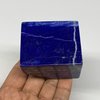 0.745 lbs, 2.2"x1.9"x1.7", Natural Untreated Lapis Lazuli Rectangle Shape Polished Gemstone, Home Decor, Gift, from Afghanistan B26165