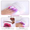 Makartt UV LED Nail Lamp, UV Light for Gel Nails, 6W Mini USB Portable Lamp Fast Drying Gel Polish Curing Light 60S Timer Dryer Manicure for Nail Salon Home DIY