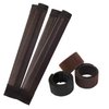 Hair Bun Shaper Set, include 3 pieces Bun Donut, 2 pieces French twist hair fold wrap snaps, 10 pieces Bobby pins and 10 pieces Elastic Bands for Women Kids Hair Bun Maker Kit – Chocolate Brown Color