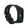 kwmobile Strap Compatible with Polar A360 / A370 Strap - Replacement Silicone Watch Band - Black