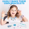 1388pcs Charm Bracelet Making Kit for Girls,Jewelry Making Kit Supplies,DIY Bead Bracelet Girls Toys,Birthday Christmas Craft Gifts Set for Kids Age 4 5 6 7 8 10 11 12 (01 Blue)