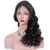 KUN 360 Lace Front Wigs Human Hair Pre Plucked Bouncy Body Wave Human Hair Wig, Glueless Loose Body Wave 360 Lace Wigs for Black Women Brazilian Virgin Human Hair Wigs Natural Color 16 Inches