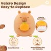Caaaat Scented Stuffed Plush Toy, Cute Capybara Stuffed Animal with 2 Fresh Orange Scented Microbeads, Squishy Plushies Hugging Plush Decor Pillow for Boys & Girls