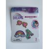 Peel and Stick Reusable Sticky Patches for Girls Set of 3 by Rainbow Dreams