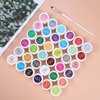 36 Colors Nail Art Gel Paint Kit, 38PCS Gel Nail Polish Set, Solid Gel Nail Polish with Nail Brush for DIY Nail Art Design, Solid Nail Art Gel Polish for DIY At Home, Nails Kits Gift for Women
