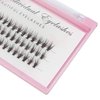 Bodermincer 8-20mm to Choose 0.07 Thickness 20D Cluster False Eyelashes Natrual Mink Hair Silk Lashes Eyelash Extensions Fake Lashes (12mm)