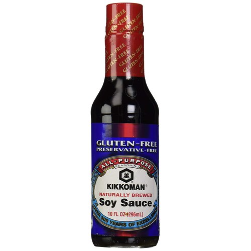 Kikkoman Soy Sauce, Gluten Free, 10 oz