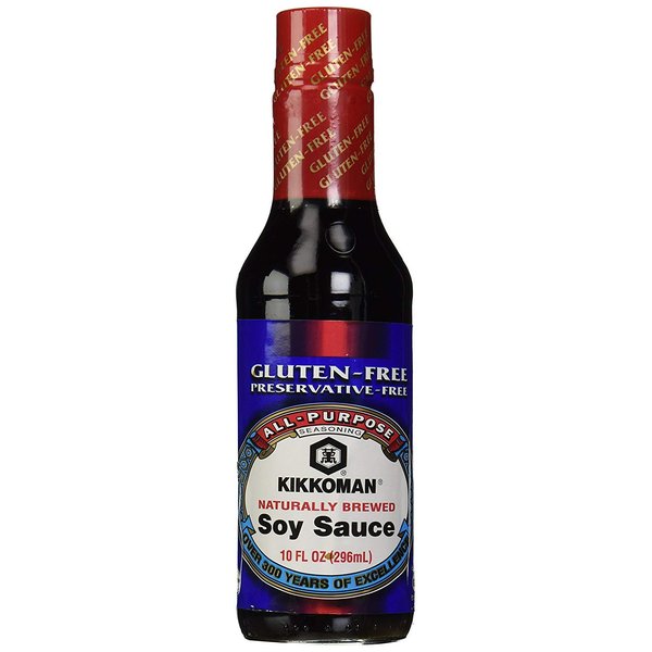 Kikkoman Soy Sauce, Gluten Free, 10 oz