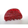 Generic Red colorful glitter marbled hair claw clip