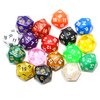 SmartDealsPro 10-Pack 20 Sided Dice D20 Polyhedral Dice for DND RPG MTG Table Game (Color 1)