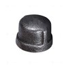 Supply Giant CNDQ0012-10 Pipe Cap, 1/2 in, Black