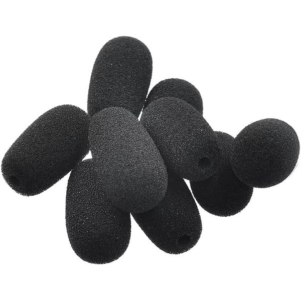Blue Parrott B350 Foam Replacement for BlueParrott B450 B550 C400 S450 B250 B350 Headset Windscreen Mic Cover, 10-Pack