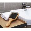 JYHY Keratin Oil Infused Natural Wooden Massage Hair paddle Brush/Beauty SPA Massager Massage Comb/Big Size Hair Detangler Brush Improve Hair Growth,Metal Pins