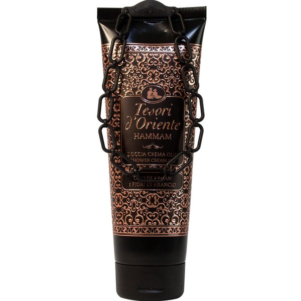 Tesori d'Oriente Shower Cream Gel Womens, Moisturizing Body Wash For Women, Travel Size Body Gel with Skin Care Essentials-250 Ml-8.45us Fl Oz- [Italian Import ]-(Hammam)