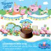 Treasures Gifted Officially Licensed Peppa Pig Birthday Banner - Peppa Pig Happy Birthday Banner - Peppa Pig Birthday Party Supplies, Peppa Pig Banner