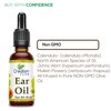 Creation Farm Ear Oil Drops with Mullein, Calendula, St Johns wort, All natural Herbal Relief for Earwax Removal, Earache Soothing, Itchy Irritated, Clogged or Dry Ears Made in USA
