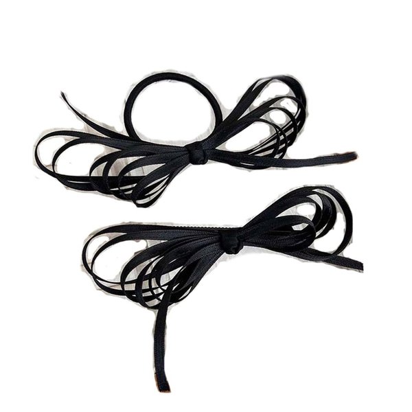 Leadigol Bow Hairpin Sweet Retro Female Hair Accessories Hair Clip Hair Tie Cloth Bangs Clip Girl Hair Rope