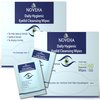 NOVEHA 120Pcs Daily Hygienic Eyelid & Lash Wipes | 120 Individually Wrapped Cleansing Eyelash Wipes - For Blepharitis & Itchy Eyes, Demodex and Natural Makeup Remover & Daily Cleanser (2 Pack)