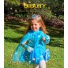 Kids Makeup Kit for Girls Princess Dress Up for Girls, BIBUTY Pretend Play Fake Makeup Set Toy for Girls with Princess Dress Costume Princess Shoes Crown, Princess Toy Gift for 3-6 Toddler Little Girl