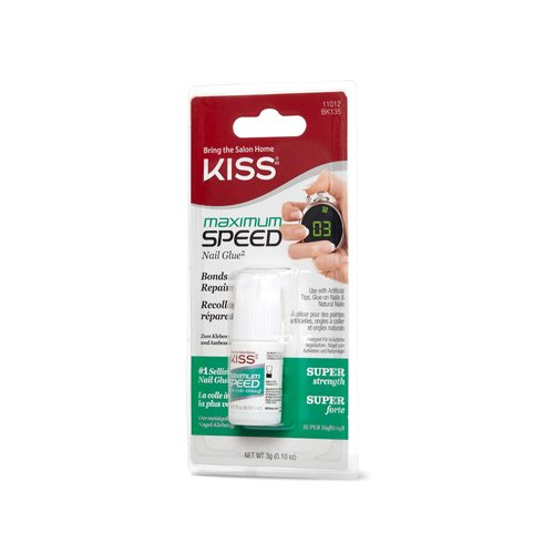 Kiss Maximum Speed Nail Glue (3 Pack)