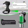 Fire Extinguisher Mounting Bracket Plastic Boat Fire Extinguisher Wall Mount Bracket, Marine Fire Extinguisher Wall Holder Hange for Boat, Home, Car, RV, Mini Fire Extinguishers (Black)