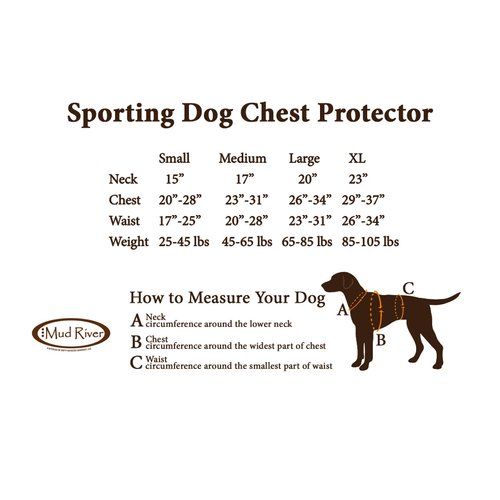 Mudriver Mud River Chest Protector, Medium, Orange