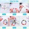 Stretchy String for Bracelets and Jewelry Making, Cridoz 5 Rolls Clear Elastic String Stretch Cord Bead Bracelet String with 2 Pcs Beading Needles for Seed Beads, Pony Beads