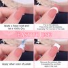 YUXIANLB 24 Sheets French Manicure Nail Stickers, 24 Designs French Tip Nail Guides Stickers, Self-Adhesive Nail Decals Manicure Kits for DIY Decorations for Nail Art Decoration Stencil Tools