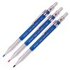 Morning glory 2.0 mm Lead Holder Pen Mechanical Pencil for Draft Drawing,Carpenter,Crafting, Art Sketching Sharpener (Pack of 3 Pens) + (2.0mm Lead 1 Tube-Red 4+Blue 4 + Black 4=12) Box packing
